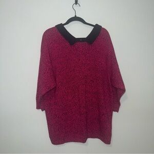 Vintage Venezia Sportwear 90’s Pink and Black Knit Sweater